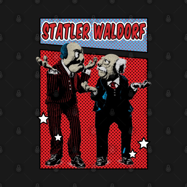 Statler & Waldorf Pop Art Comic Style by Flasher