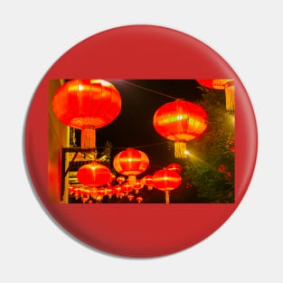 Copy of Red lantern street lights for Chinese New Year 2 Pin