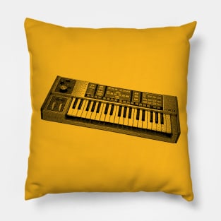 Source 8 bit Synthesizer Tee Pillow