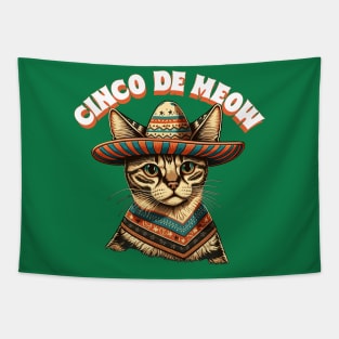 Cinco De Meow Tapestry