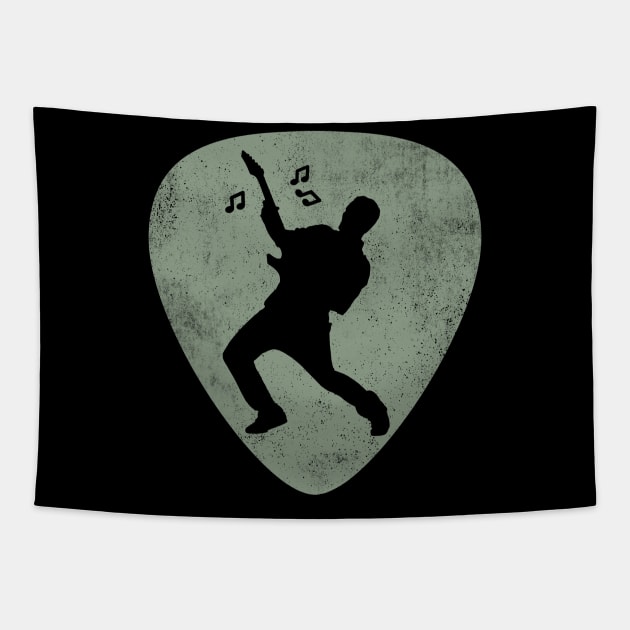 Guitar Guitarist Plectrum Rock Music Musician Tapestry by Foxxy Merch