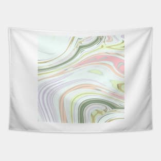 spring fashion mint green Pastel pink swirls Tapestry