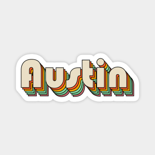 Retro Austin Magnet