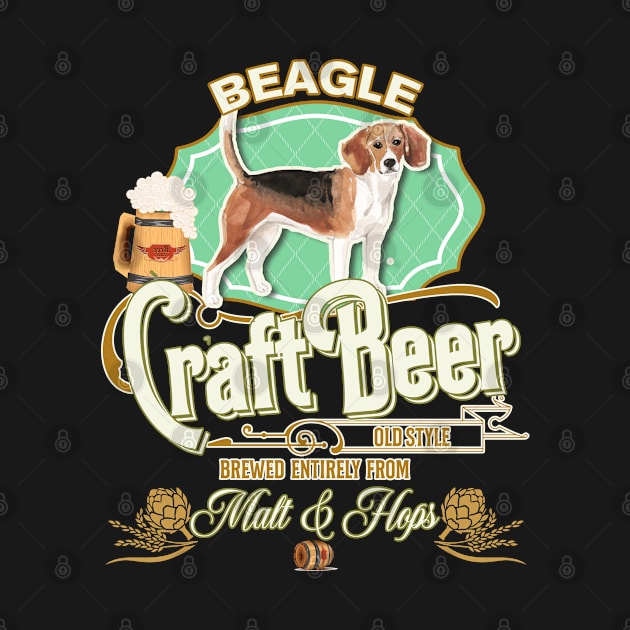 Beagle Gifts - Beer Dog lover by StudioElla