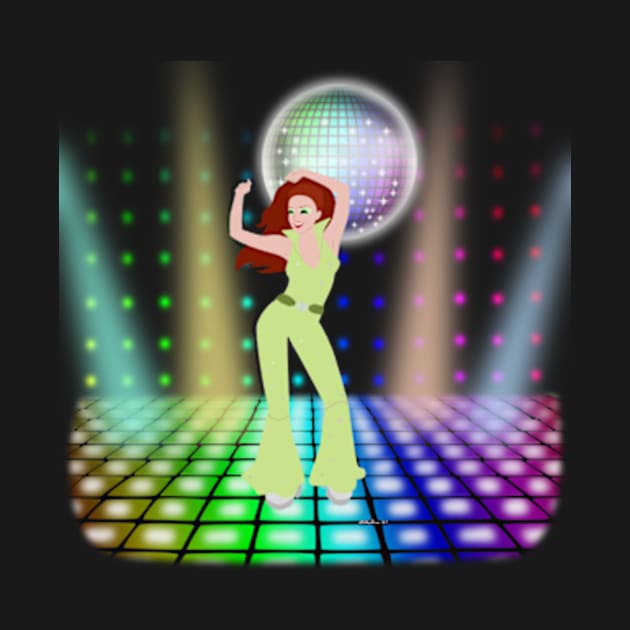 Red Disco Chick by TheLadyRaven