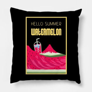 Hello Summer Watermelon Color 5 Pillow