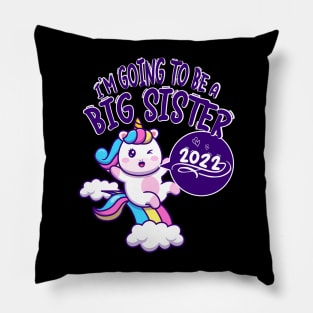 Promoted to Big Sister 2022 Pillow