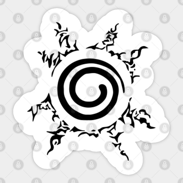 Naruto Tailed Beast Seal Naruto Curse Seal Sticker Teepublic