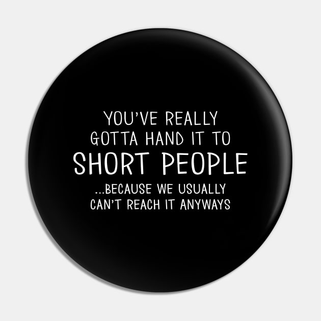 Short People Pin by Venus Complete