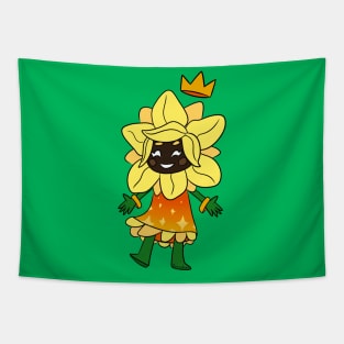 Sunflower Princess Tapestry