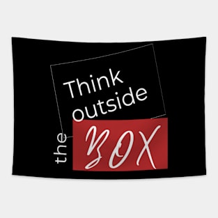 think outside the box Tapestry