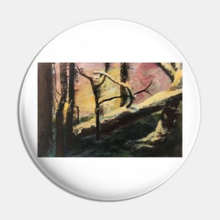 Abstract forest Pin