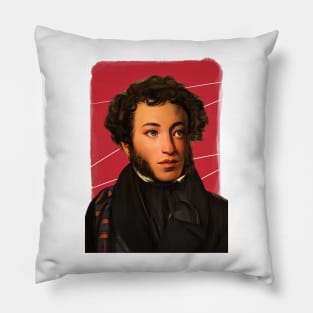 Russian Poet Alexander Pushkin Pillow