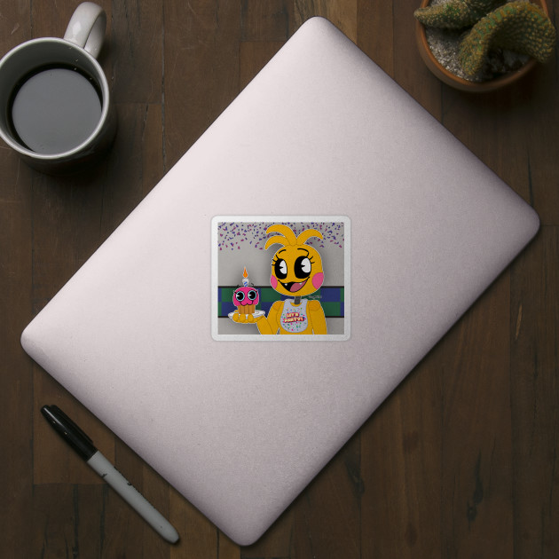 Chica's Cupcake Gift FNAF Fanart Five Nights at Freddys 