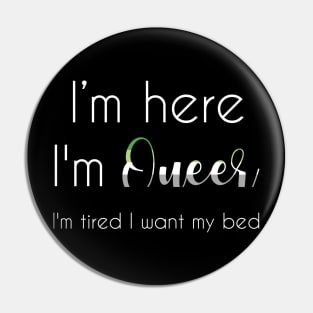 I'm here, I'm queer Pin