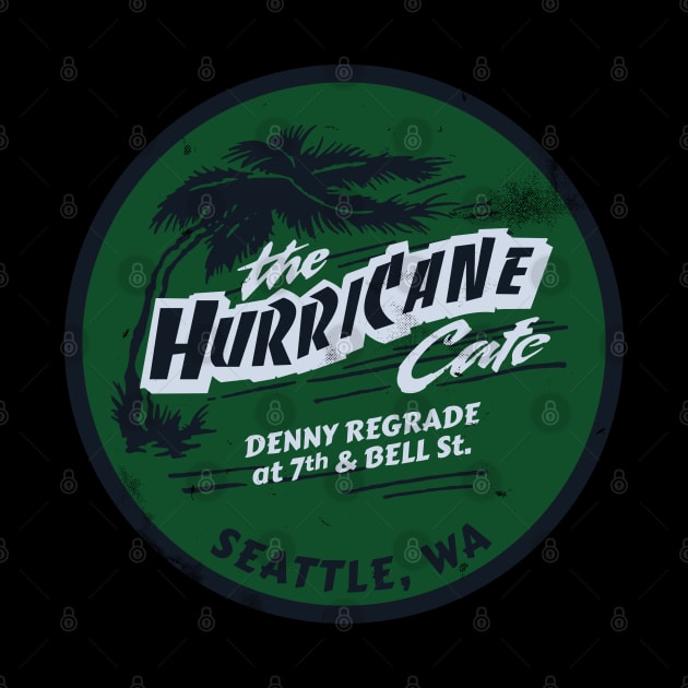 Retro Vintage Hurricane Cafe Seattle by StudioPM71