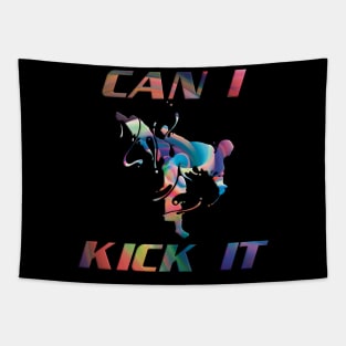 Can I kick it abstract Tapestry