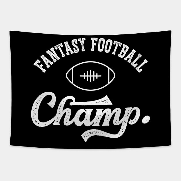 Fantasy Football Champ. Tapestry by Emma