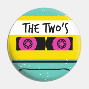 The Two's Cassette Tape Pin