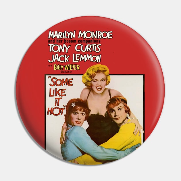 SOME LIKE IT HOT Movie Poster Pin by Pop Fan Shop