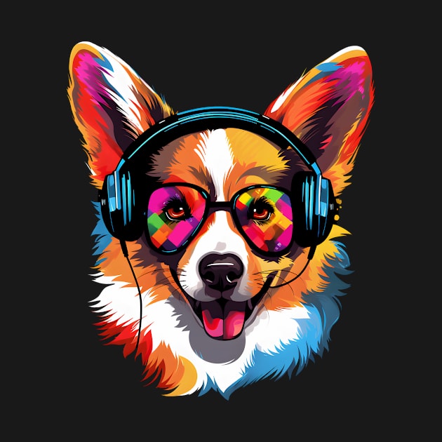 Music Corgi by Quotee