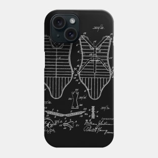 Baseball Armor Vintage Patent Drawing Phone Case