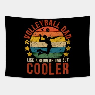 Volleyball Dad Funny Vintage Volleyball Father's Day Gift Tapestry