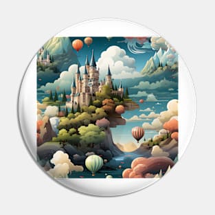 Castles Pattern 7 - In The Sky Pin