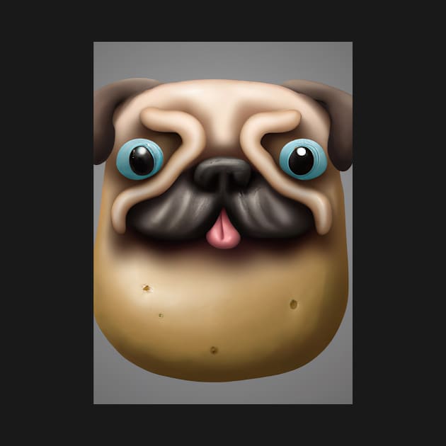 Potato Dog Face by maxcode