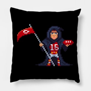 grim reaper 8 bit Pillow