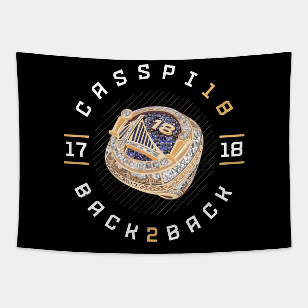 Omri Casspi 18 Back 2 Back Championship Ring 2017 18 Omri Casspi Tapestry TeePublic