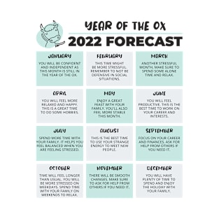 2022 Year of the Ox Chinese Horoscope Luck Predictions T-Shirt