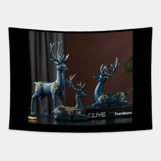 Home Resin Statue Deer Model Sculpture Animal Living Room Desktop Ornament Gift Tapestry