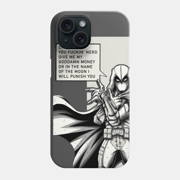 MOON KNIGHT Phone Case by Zoe Grave