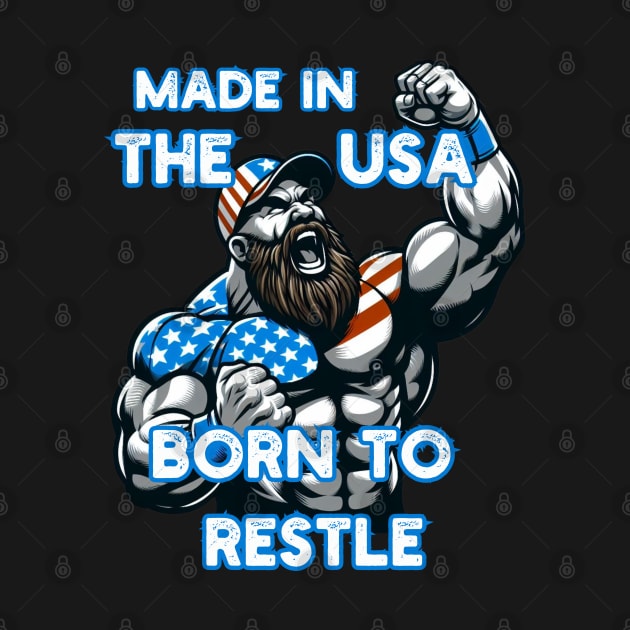 USA Wrestling by BukovskyART