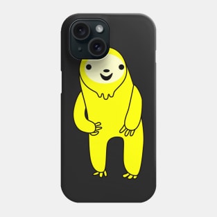 Happy Yellow Sloth Phone Case