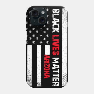 Arizona black lives matter Flag American Vintage Phone Case