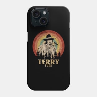 Retro Sunset Terry Funk Phone Case