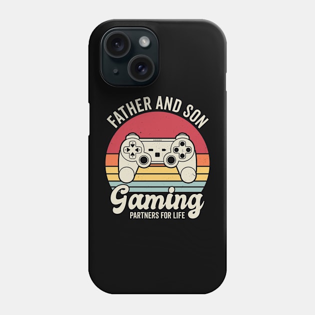 Father and son gaming partners for life Phone Case by RusticVintager