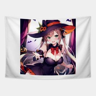 Halloween Anime U Tapestry