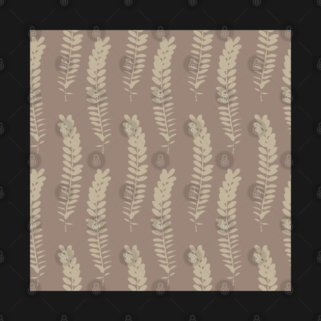 Delicate and elegant ferns in a simple repeating pattern by FrancesPoff