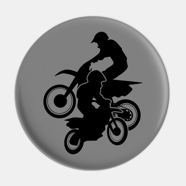 Motocross Dirt Bikes Off-road Motorcycle Racing Pin by hobrath
