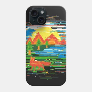 Nature Glitch Phone Case