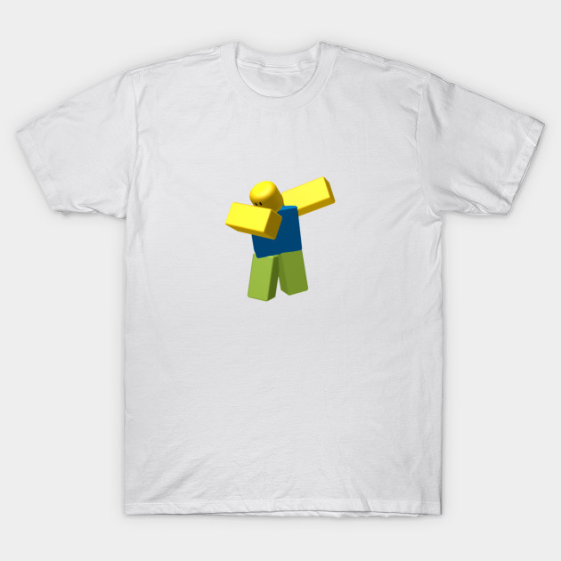 Roblox Dab Roblox T Shirt Teepublic - gold gun t shirt roblox