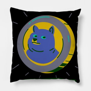 Keep Calm & Dogecoin 03 Pillow