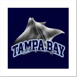 MulletHappens Neon Tampa Bay Baseball T-Shirt