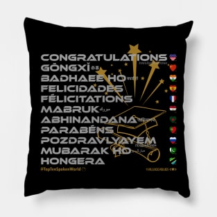 CONGRATULATIONS: Say ¿Qué? Top Ten Official (World) Pillow