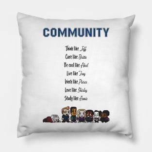 To be like Community · TV show Pillow