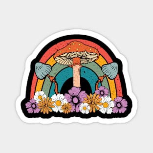 Wildflower Mushroom Magnet