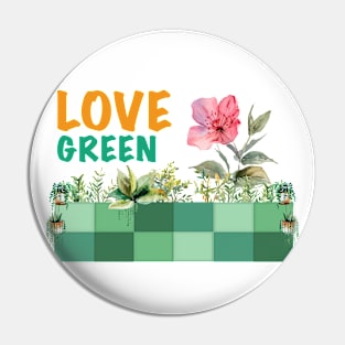 Love Flower Geometric Grey Colorful #26 Pin